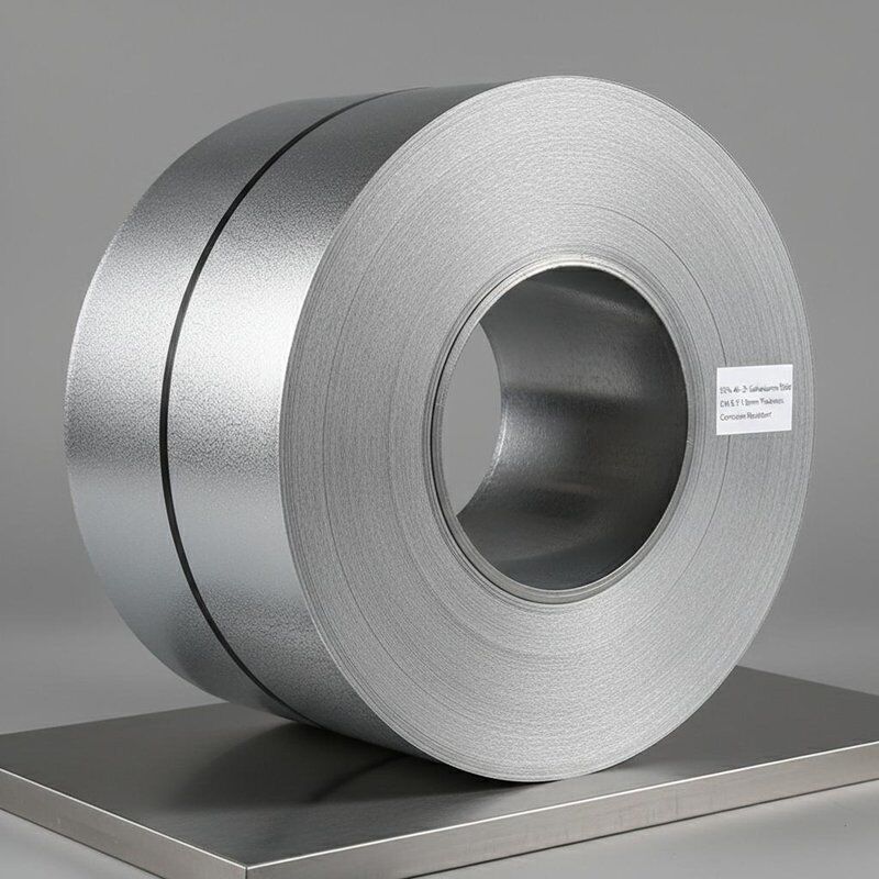 55% อลูมิเนียม Hot Dip Galvalume Steel Sheet Coil - ทนต่อการกัดกร่อน ความหนา 0.5-1.0 มิลลิเมตร