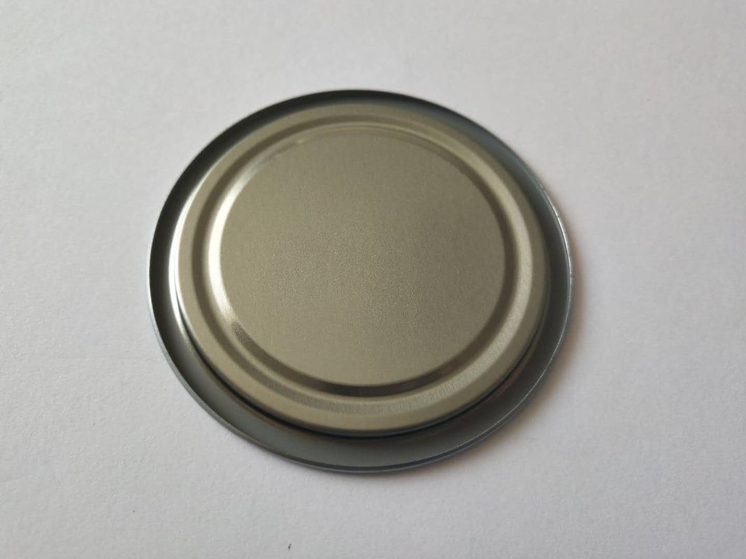 กระป๋องบรรจุอาหาร Electrolytic Tin Can 52mm,73mm, 83mm, 153mm Lids Tinplate Lid tin cover
