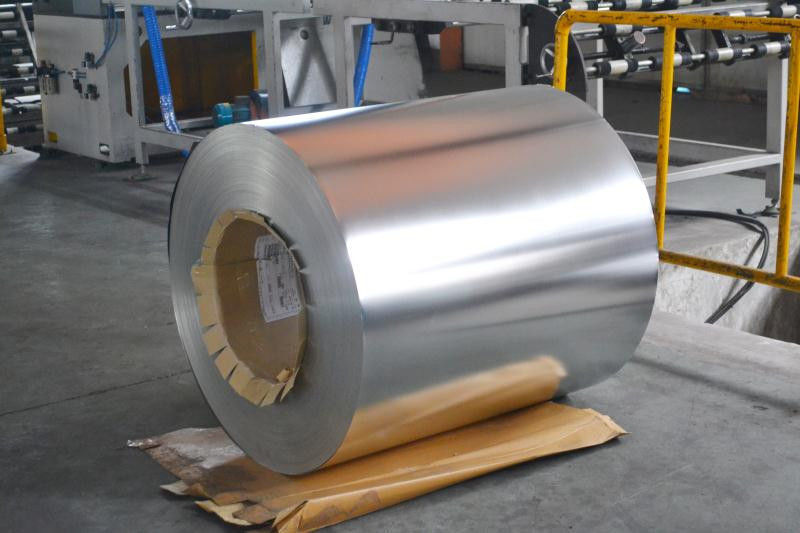 Bright Surface MR Material Electrolytic Tin Plate Sheet สนิมทนกรด 842mm 876mm สำหรับกระป๋องเครื่องดื่ม